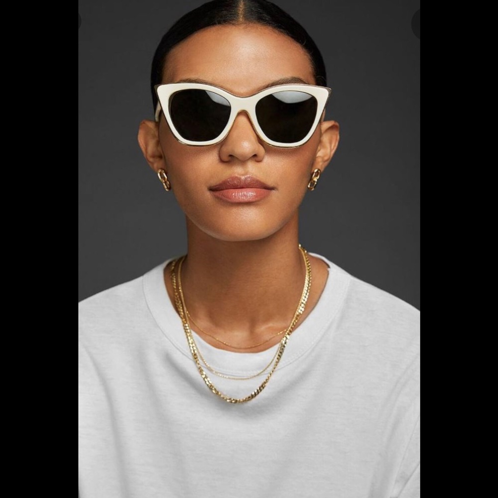 ANINE BING ECHO PARK SUNGLASSES-BONE